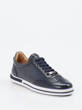 Galizio Torresi – Sneaker aus Leder Dunkelblau