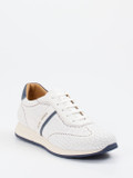 Galizio Torresi – Sneaker aus genarbtem Leder Off-White