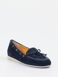 Truman's – Mokassins aus Veloursleder Dunkelblau