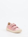 Naturino – Klettsneaker aus Veloursleder Rosa