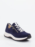 Ganter – Komfort-Sneaker aus Veloursleder Dunkelblau