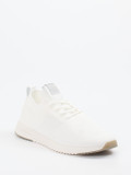 Marc O'Polo – Sneaker aus Stricktextil in Offwhite