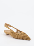 Konstantin Starke – Slingpumps aus Veloursleder braun