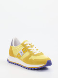 Blauer – Retro-Sneaker aus Veloursleder gelb