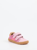 Bisgaard – Klettschuh aus Veloursleder Rosa