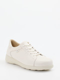 Finn Comfort – Bequem-Sneaker aus Kalbleder cremeweiß