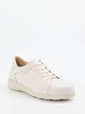 Finn Comfort – Bequem-Sneaker aus Kalbleder cremeweiß