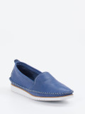Andrea Conti – Komfort-Slipper aus Kalbleder jeansblau