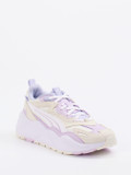 Puma – Chunky Sneaker aus Veloursleder cremeweiß
