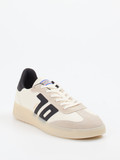 Back 70 – Retro-Sneaker aus Leder und Textil cremeweiß