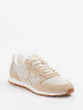Candice Cooper – Sneaker aus Veloursleder beige