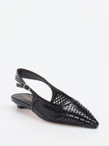 Konstantin Starke – Slingpumps aus Lackleder Schwarz