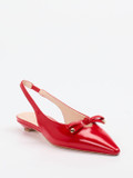 Konstantin Starke – Slingpumps aus Lackleder in Rot