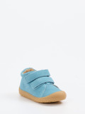 Bisgaard – Lauflernschuhe aus Veloursleder hellblau