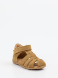 Bisgaard – Sandale aus Veloursleder honigbraun