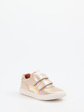 Bisgaard – Klettsneaker aus Metallic in Gold