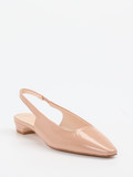 Konstantin Starke – Slingpumps aus Lackleder Rosébeige