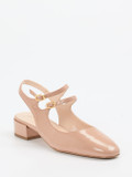 Konstantin Starke – Slingpumps aus Lackleder Nude