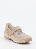 Gabor Comfort – Mary Janes aus Veloursleder Beige