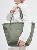 Herschel – Shopper-Tasche aus Textil in Olivgrün