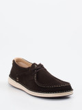 Birkenstock – Halbschuh aus Veloursleder Dunkelbraun
