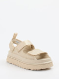 UGG – Chunky-Sandale aus Gummi in Beige