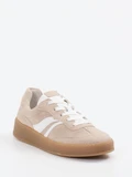 Gabor Comfort - Sneaker aus Velour/Leder in beige