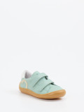 develab – Klett-Sneaker aus Leder in Mintgrün