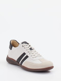 Hartjes – Sneaker aus Velours- und Glattleder Offwhite