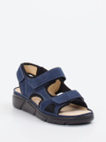 Ganter – Komfortsandalen aus Nubukleder Marineblau
