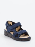 Ganter – Komfortsandalen aus Nubukleder Marineblau