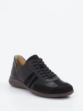 Hartjes - Sneaker aus Velour/Leder in schwarz