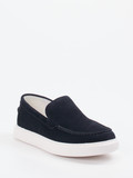 Daniel Kenneth - Slipper aus Veloursleder in blau