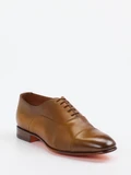 Santoni - Schnürschuh aus Kalbleder in braun