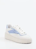 Copenhagen – Sneaker aus Kalbleder mit Pastellakzent