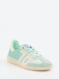 Back 70 – Retro-Sneaker aus Veloursleder und Nylon Mintgrün