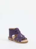 Ralph Harrison Classic – Mädchensandale aus Nubukleder Violett