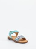 Froddo – Klettsandale aus Metallic mit Glitzerdetails