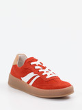 Gabor Comfort – Sneaker aus Veloursleder in Rot