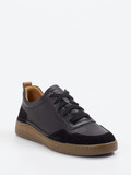 Josef Seibel – Sneaker aus Leder in Schwarz