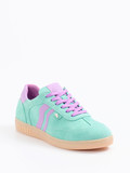 Mayori – Sneaker aus Veloursleder Mintgrün