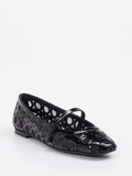 Konstantin Starke – Mary Jane Ballerinas aus Lackleder Schwarz