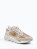 Premiata – Sneaker aus Veloursleder und Textil braun