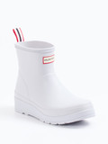 Hunter – Kurzschaft-Gummistiefel aus Synthetik Weiß