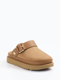 UGG – Clogs aus Nubukleder in Hellbraun