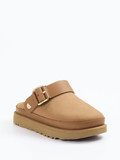 UGG – Clogs aus Nubukleder in Hellbraun