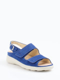 Finn Comfort – Komfortsandalen aus Nubukleder Blau