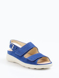 Finn Comfort – Komfortsandalen aus Nubukleder Blau