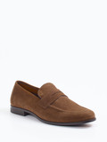 Daniel Kenneth - Slipper aus Veloursleder in braun