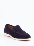 Daniel Kenneth – Loafer aus Veloursleder Dunkelblau